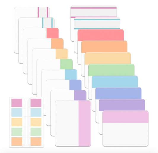 Book Tabs 500 Pcs Colors f