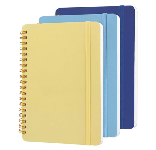 3 Piece Small Spiral Notebook 5x7